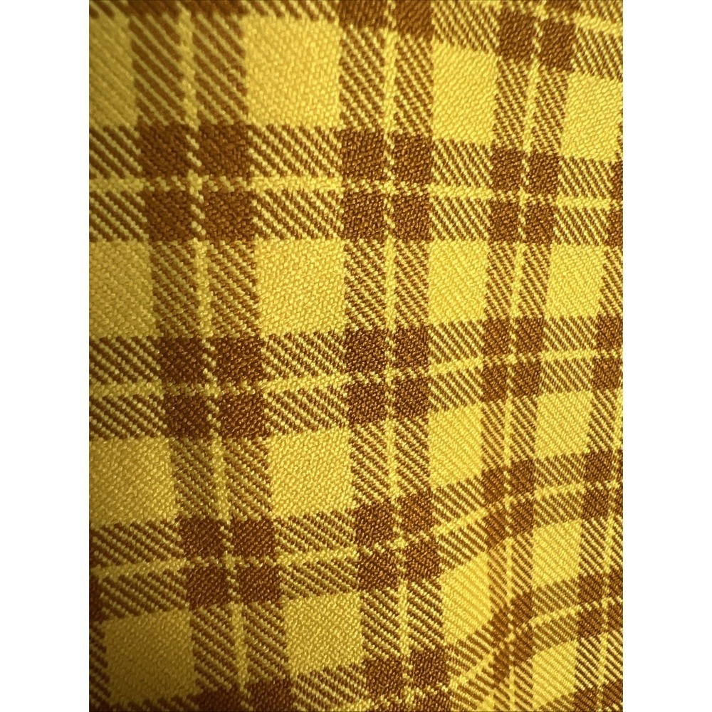 Urban Outfitters Gretchen Plaid Pelmet Mini Skirt Size XL Yellow NWT - Picture 7 of 10